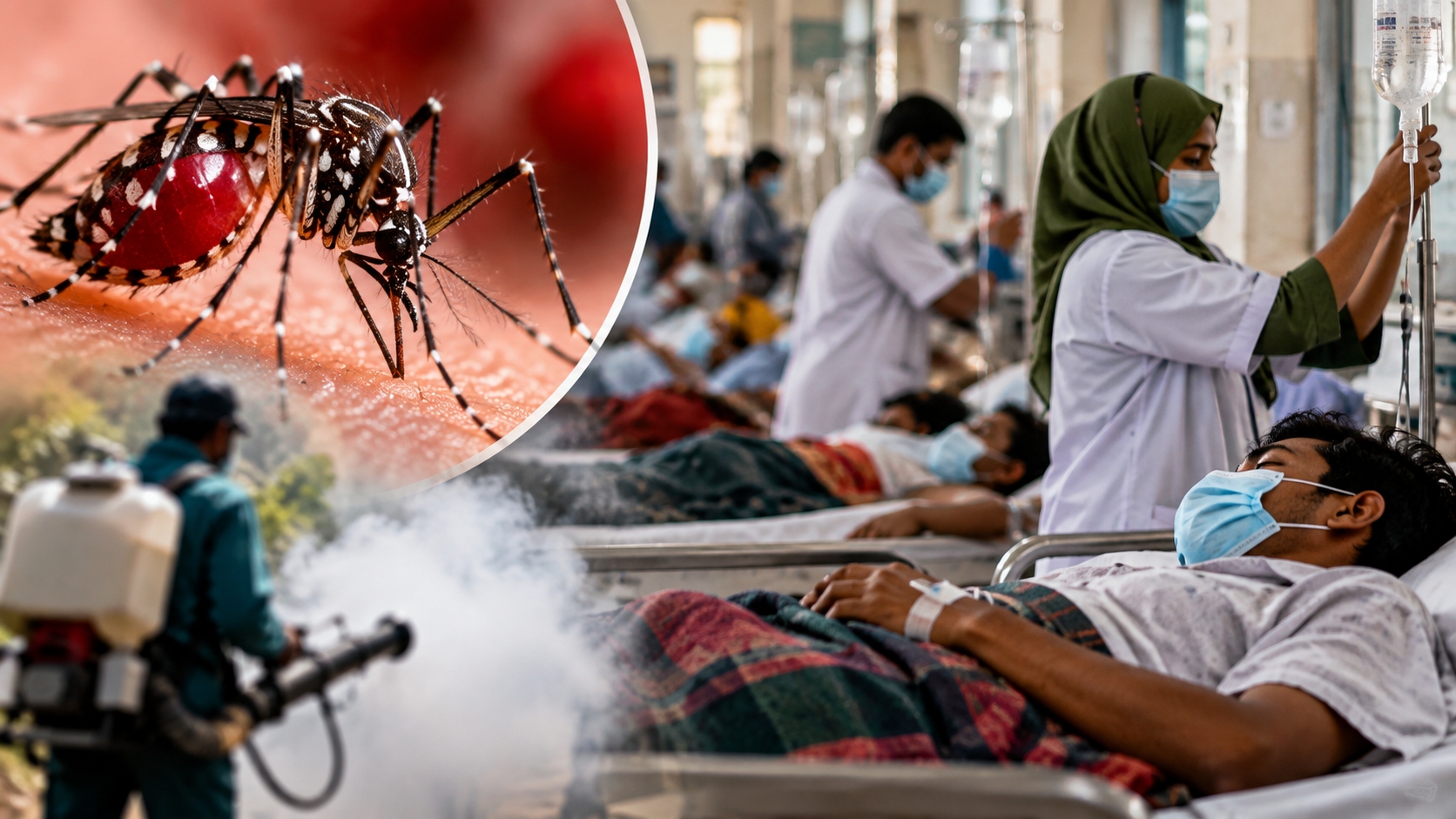 ডেঙ্গুতে একদিনে ১০ মৃত্যু, হাসপাতালে ভর্তি ১,৯৯৬